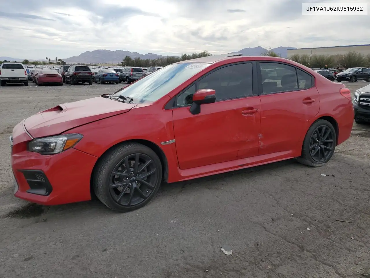 2019 Subaru Wrx Limited VIN: JF1VA1J62K9815932 Lot: 53807785