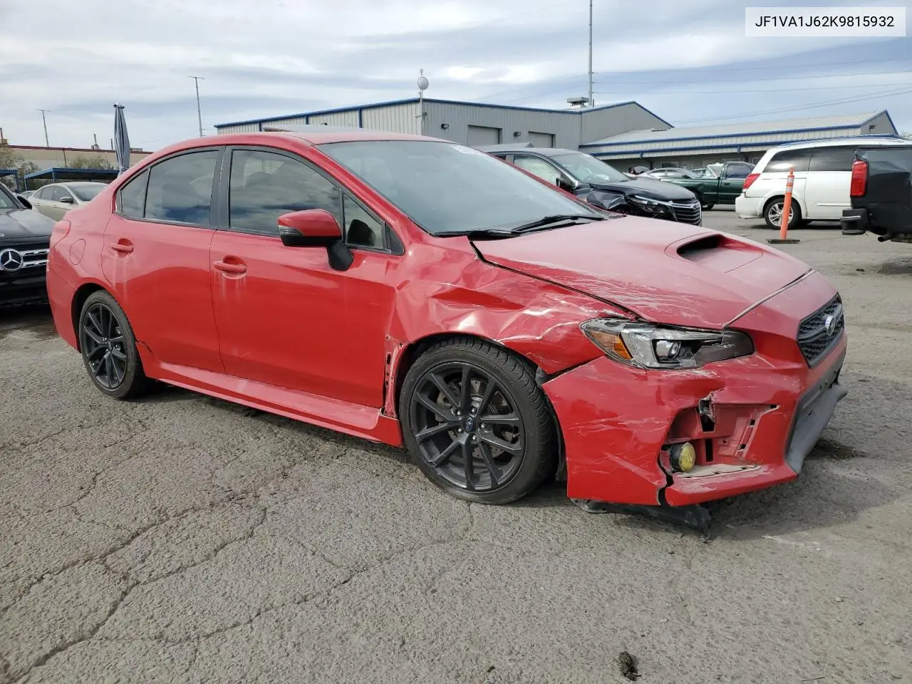 2019 Subaru Wrx Limited VIN: JF1VA1J62K9815932 Lot: 53807785