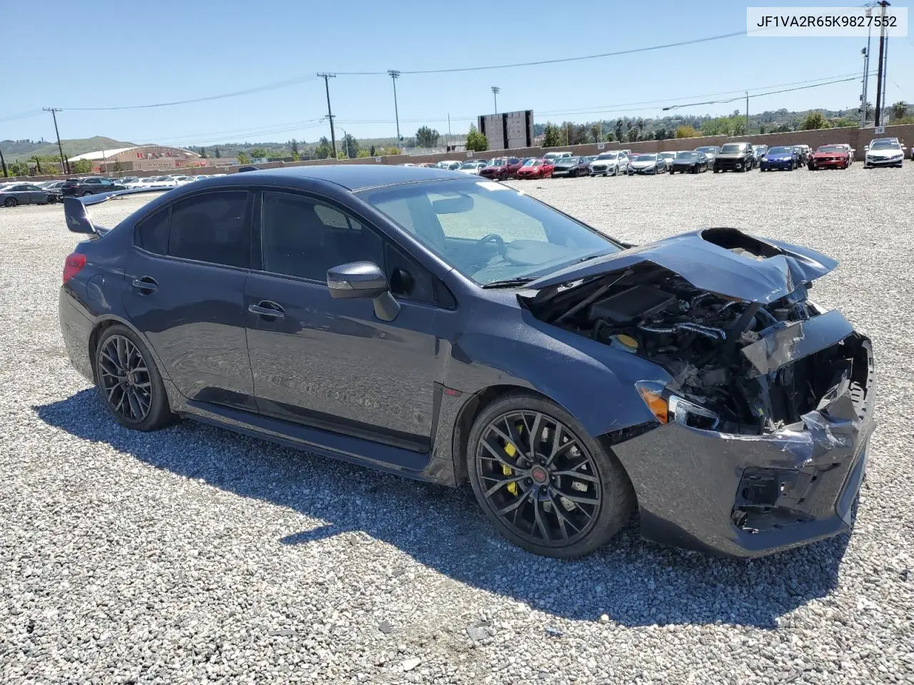 2019 Subaru Wrx Sti VIN: JF1VA2R65K9827552 Lot: 56426385