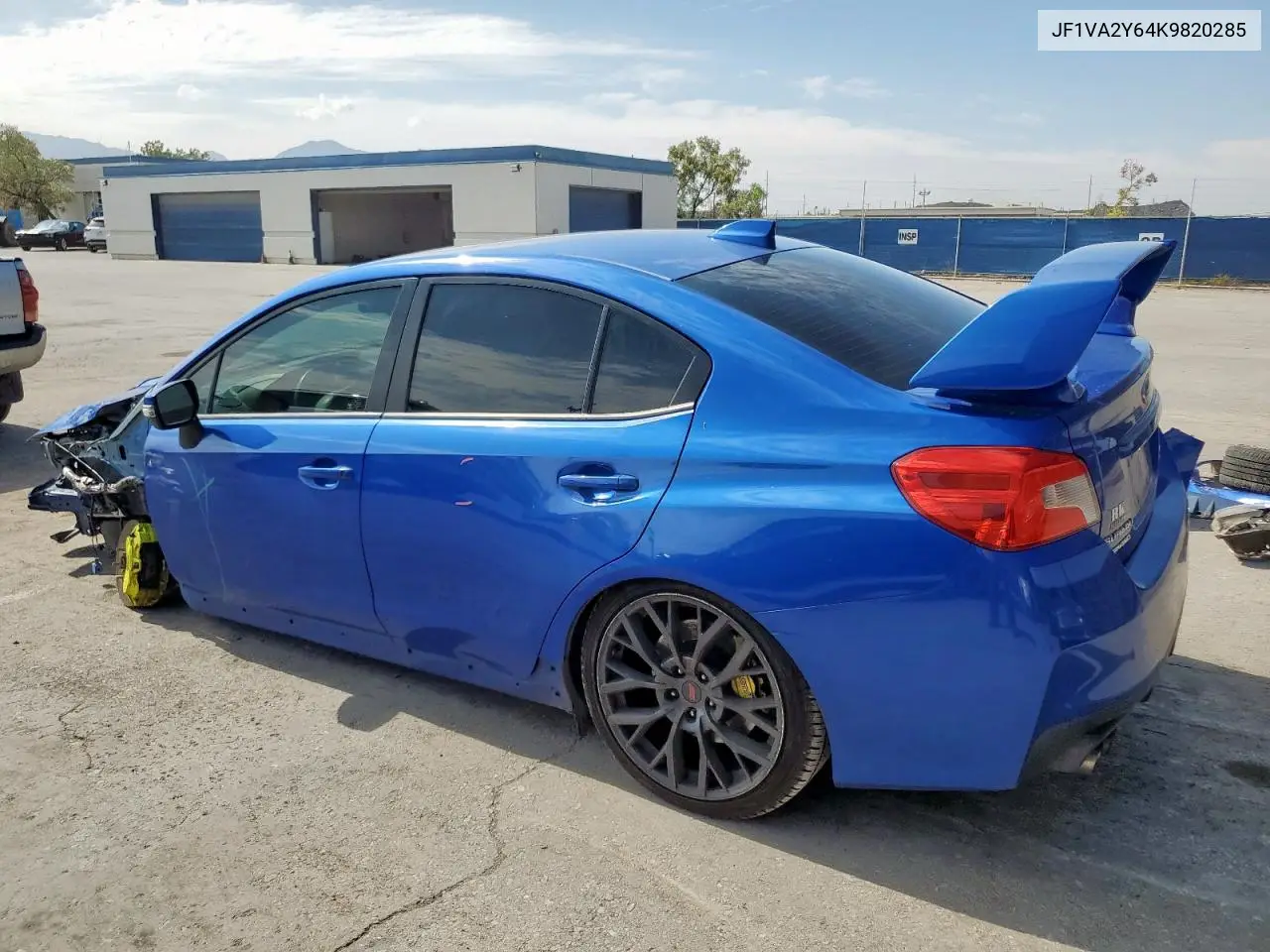 2019 Subaru Wrx Sti Limited VIN: JF1VA2Y64K9820285 Lot: 59686235