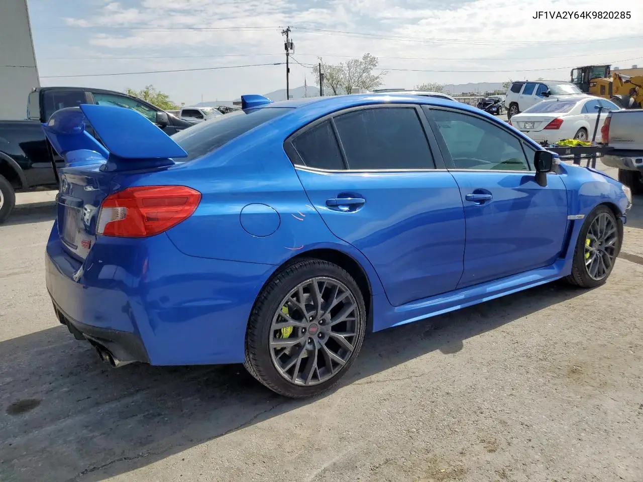 2019 Subaru Wrx Sti Limited VIN: JF1VA2Y64K9820285 Lot: 59686235