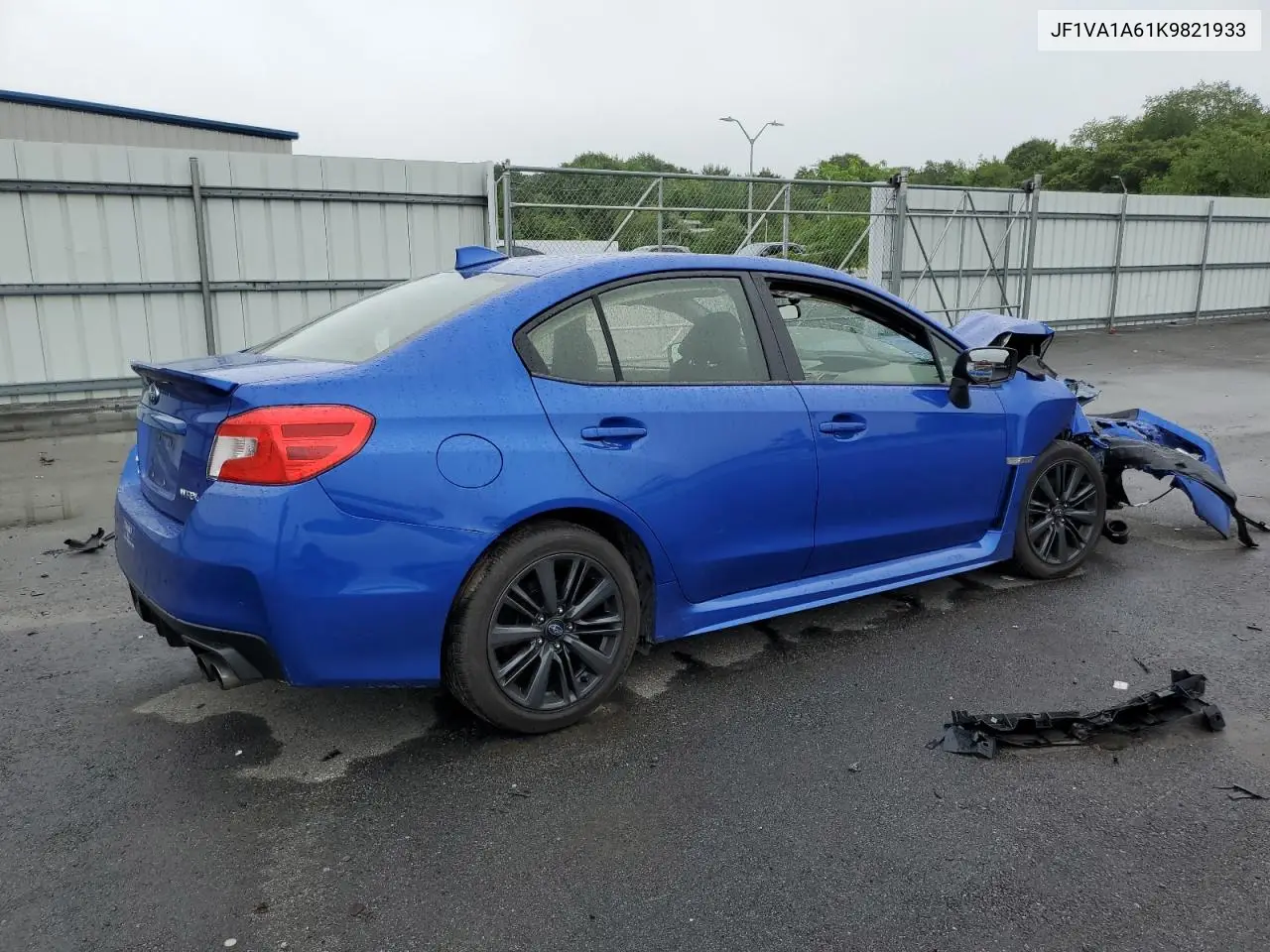 2019 Subaru Wrx VIN: JF1VA1A61K9821933 Lot: 60065365