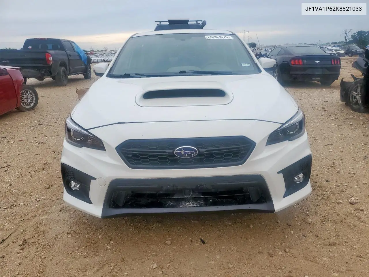 2019 Subaru Wrx Limited VIN: JF1VA1P62K8821033 Lot: 60083975