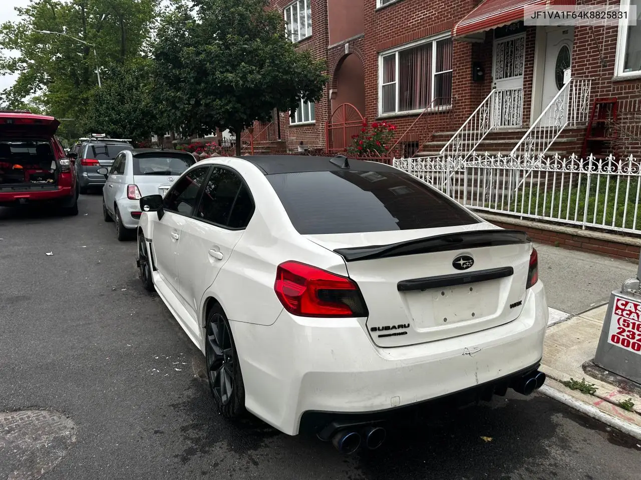 2019 Subaru Wrx Premium VIN: JF1VA1F64K8825831 Lot: 60343305