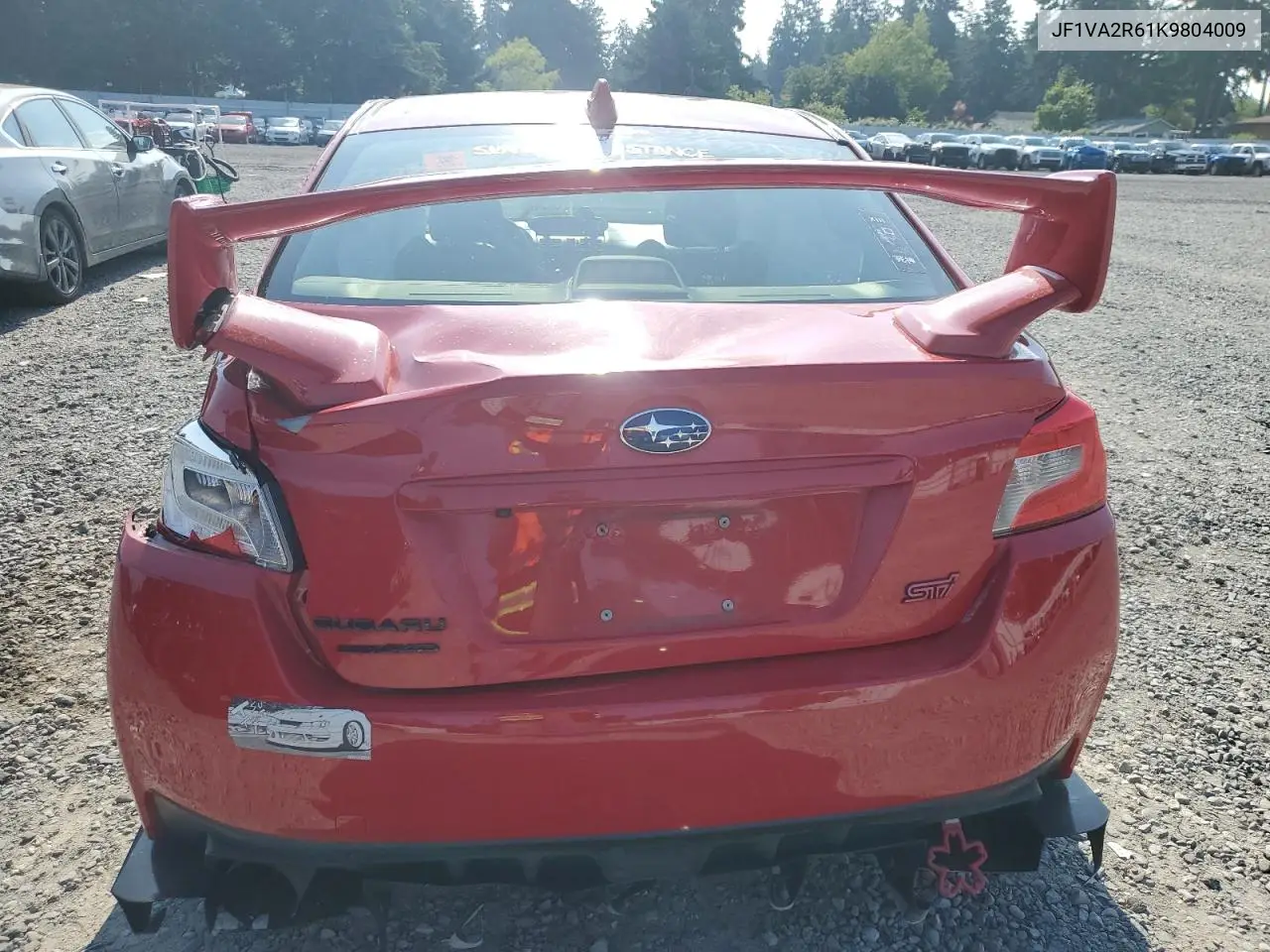 2019 Subaru Wrx Sti VIN: JF1VA2R61K9804009 Lot: 61275975