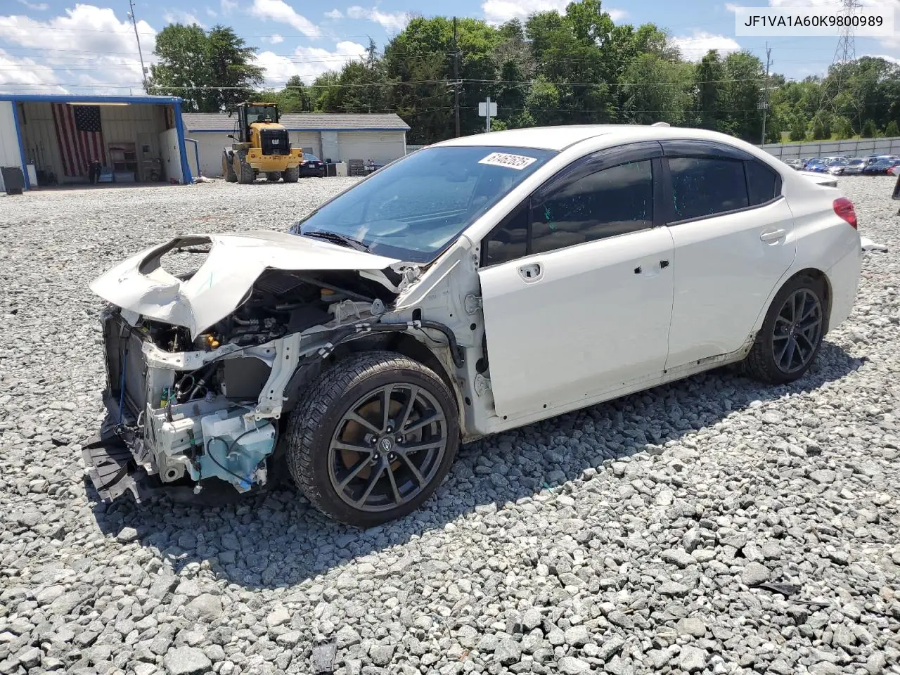 2019 Subaru Wrx VIN: JF1VA1A60K9800989 Lot: 61462625
