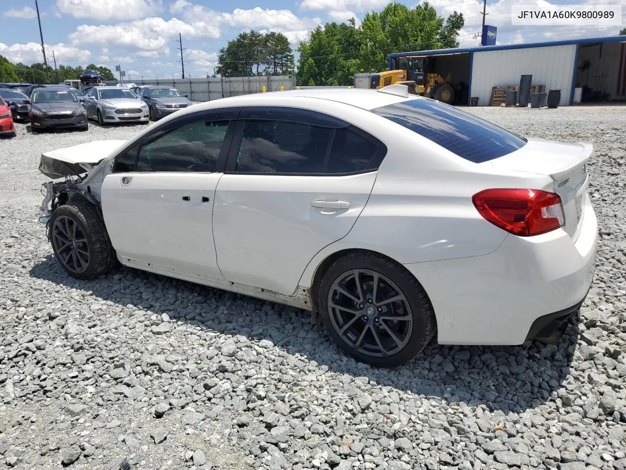 2019 Subaru Wrx VIN: JF1VA1A60K9800989 Lot: 61462625