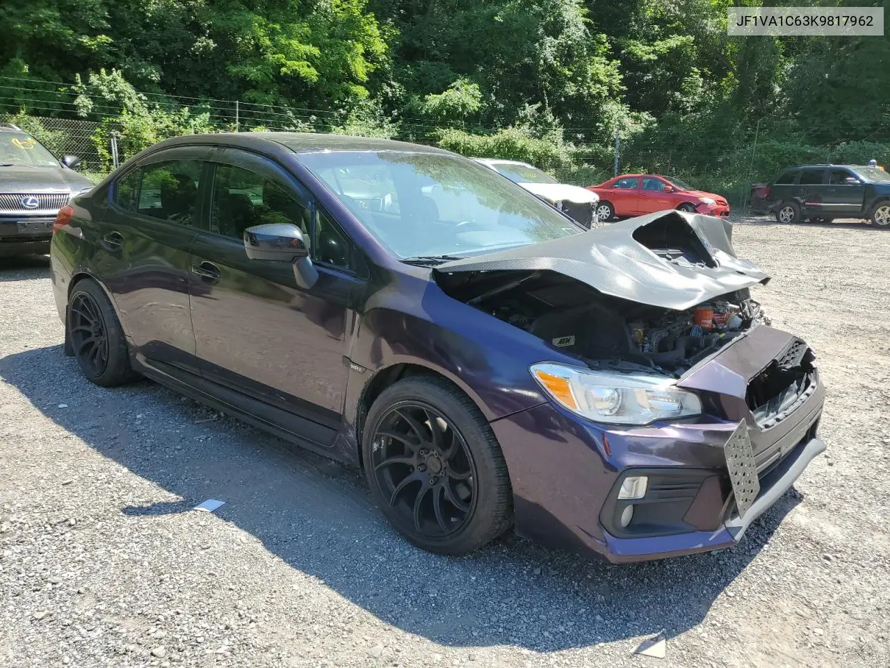 2019 Subaru Wrx Premium VIN: JF1VA1C63K9817962 Lot: 61731395