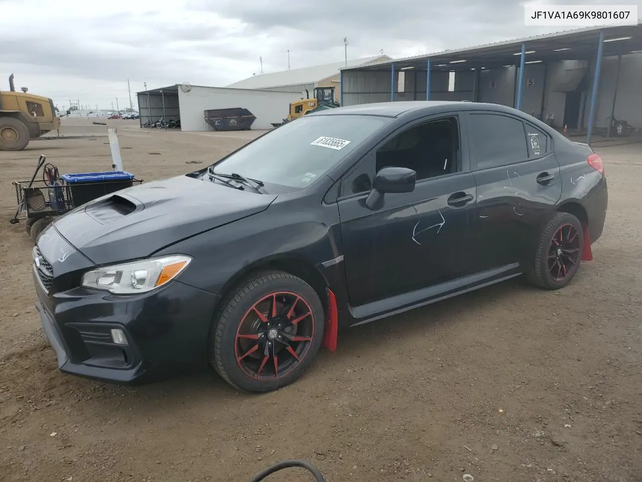 2019 Subaru Wrx VIN: JF1VA1A69K9801607 Lot: 61835665