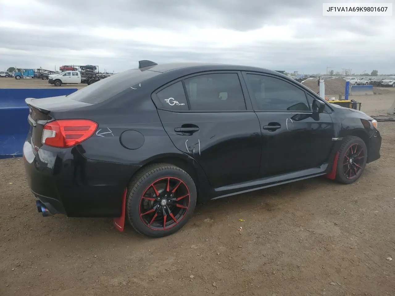 2019 Subaru Wrx VIN: JF1VA1A69K9801607 Lot: 61835665