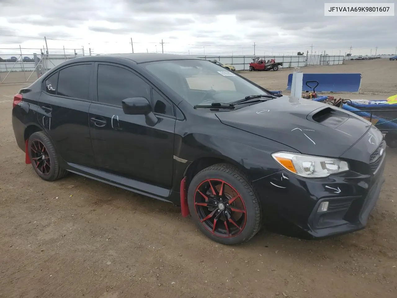 2019 Subaru Wrx VIN: JF1VA1A69K9801607 Lot: 61835665