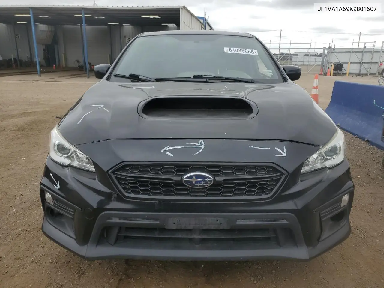 2019 Subaru Wrx VIN: JF1VA1A69K9801607 Lot: 61835665
