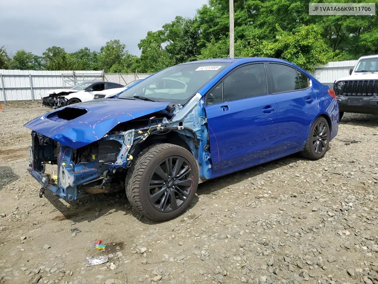 2019 Subaru Wrx VIN: JF1VA1A66K9811706 Lot: 62104985