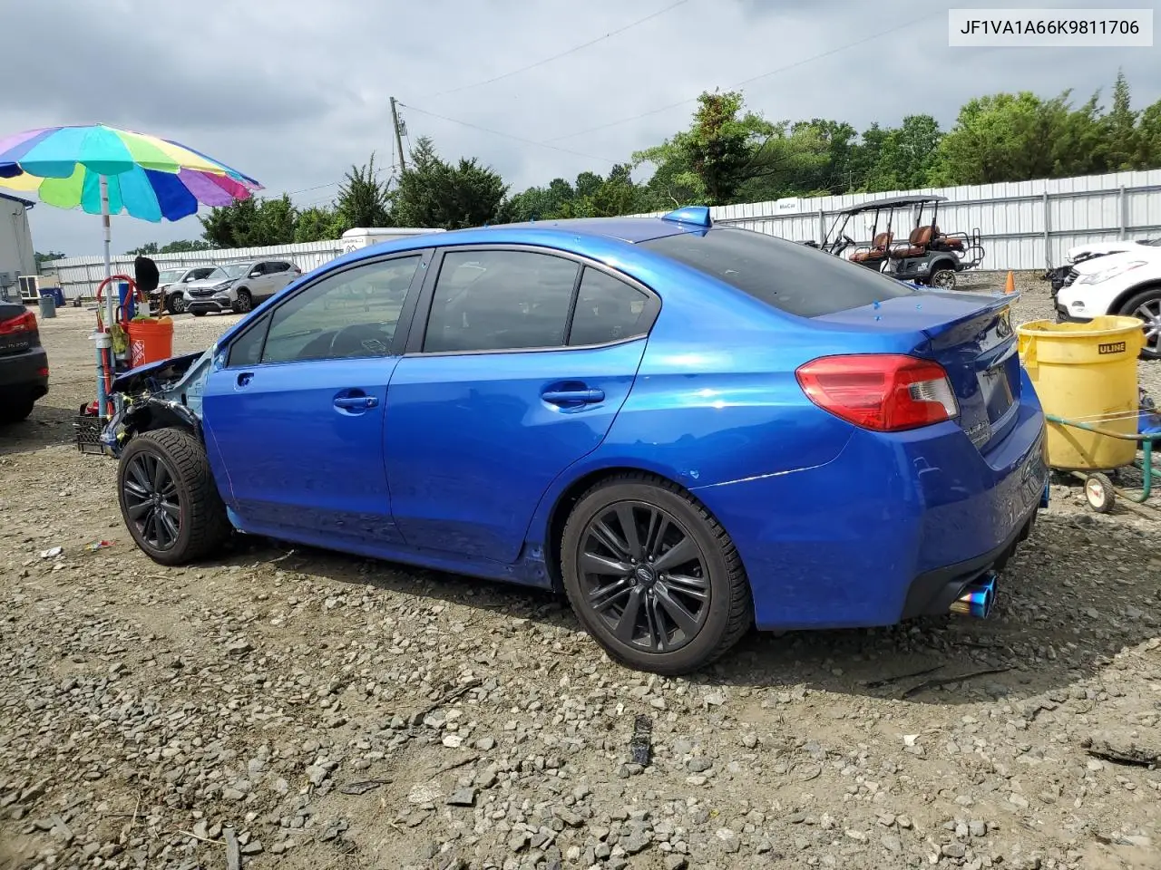 2019 Subaru Wrx VIN: JF1VA1A66K9811706 Lot: 62104985