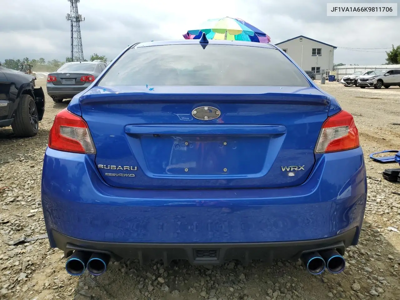 2019 Subaru Wrx VIN: JF1VA1A66K9811706 Lot: 62104985