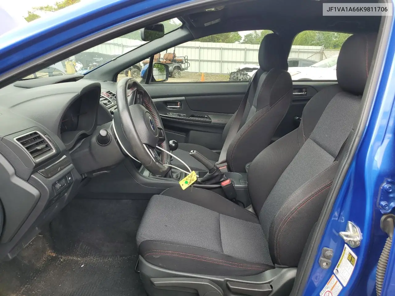 2019 Subaru Wrx VIN: JF1VA1A66K9811706 Lot: 62104985