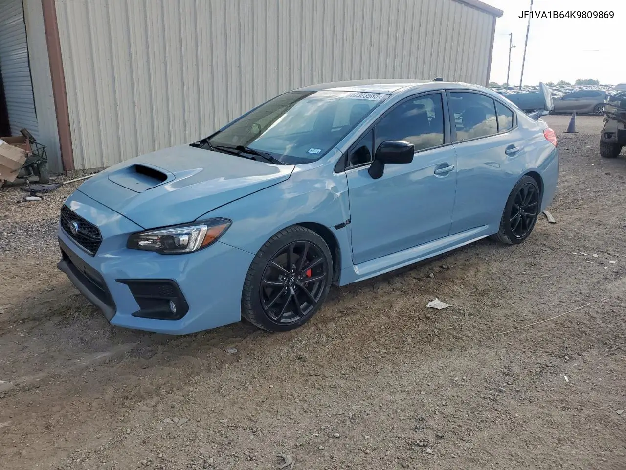2019 Subaru Wrx Premium VIN: JF1VA1B64K9809869 Lot: 62323985