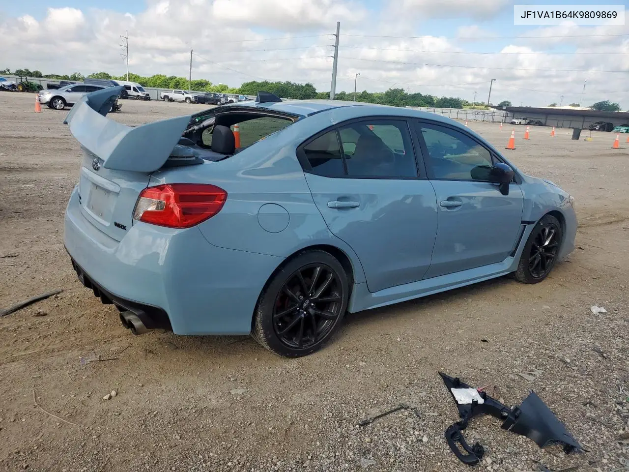 2019 Subaru Wrx Premium VIN: JF1VA1B64K9809869 Lot: 62323985