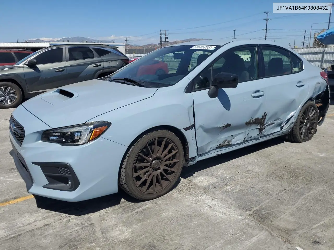 2019 Subaru Wrx Premium VIN: JF1VA1B64K9808432 Lot: 62605485