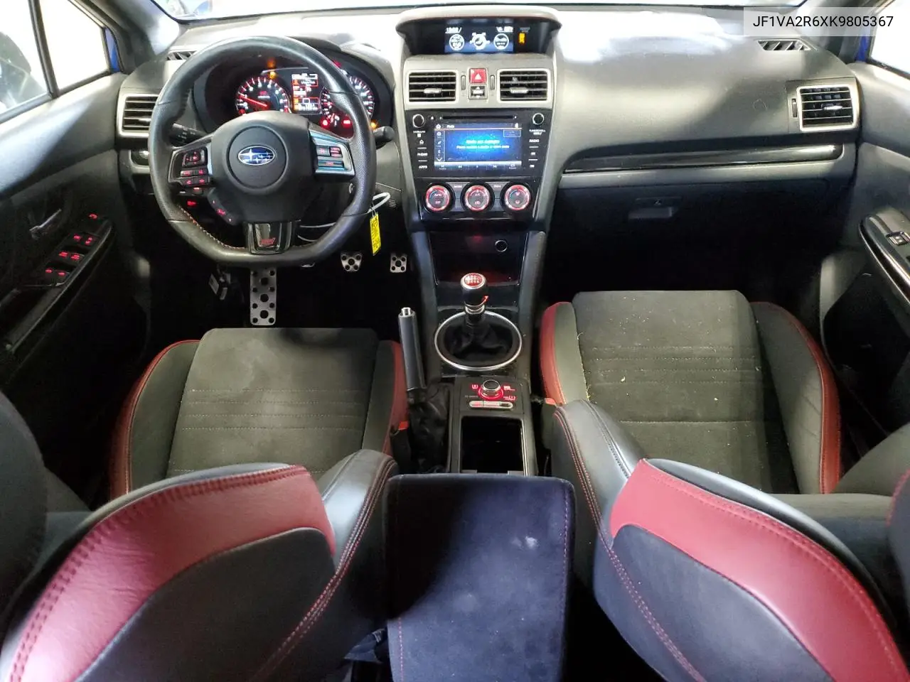 2019 Subaru Wrx Sti VIN: JF1VA2R6XK9805367 Lot: 62823405
