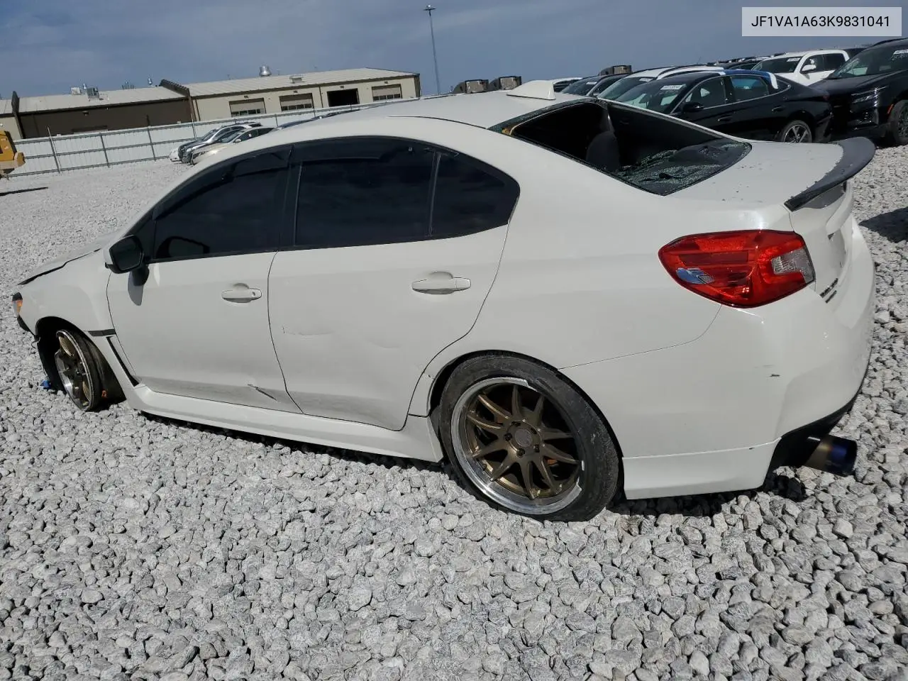 2019 Subaru Wrx VIN: JF1VA1A63K9831041 Lot: 79133934