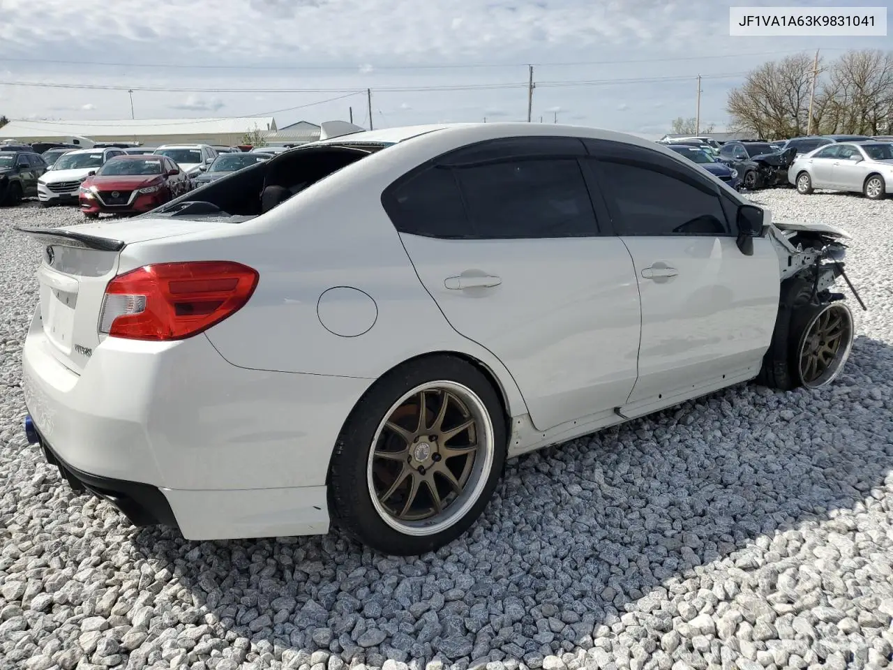 2019 Subaru Wrx VIN: JF1VA1A63K9831041 Lot: 79133934