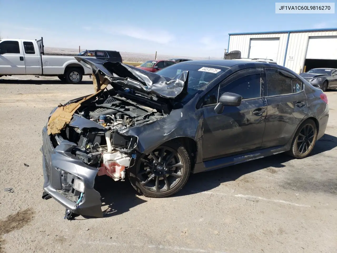 2020 Subaru Wrx Premium VIN: JF1VA1C60L9816270 Lot: 44570175