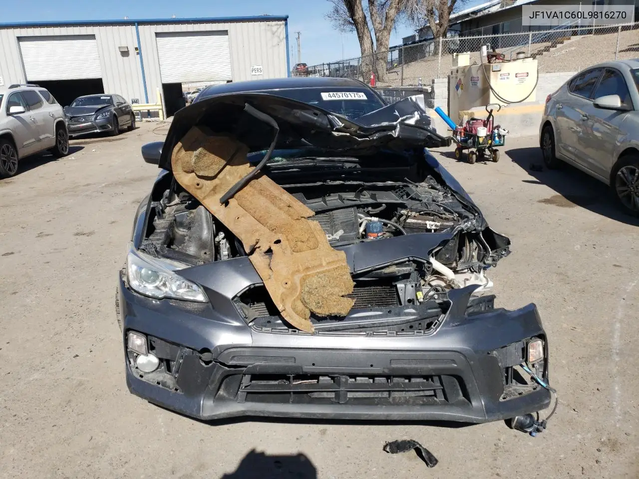 2020 Subaru Wrx Premium VIN: JF1VA1C60L9816270 Lot: 44570175