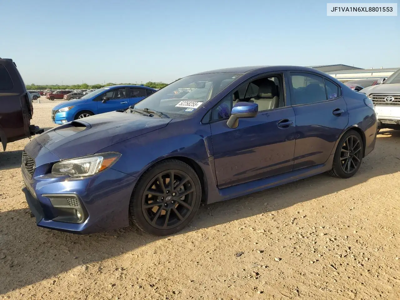 2020 Subaru Wrx Limited VIN: JF1VA1N6XL8801553 Lot: 52258255