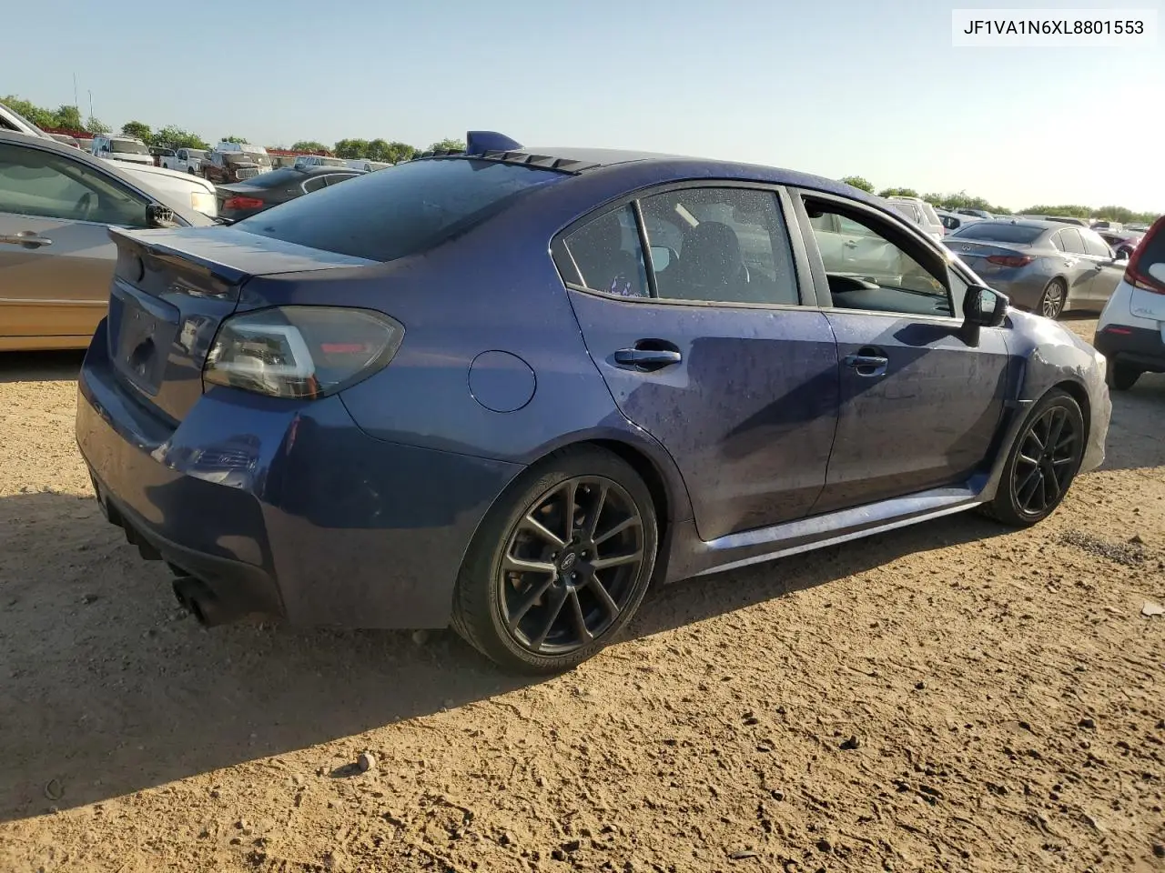 2020 Subaru Wrx Limited VIN: JF1VA1N6XL8801553 Lot: 52258255