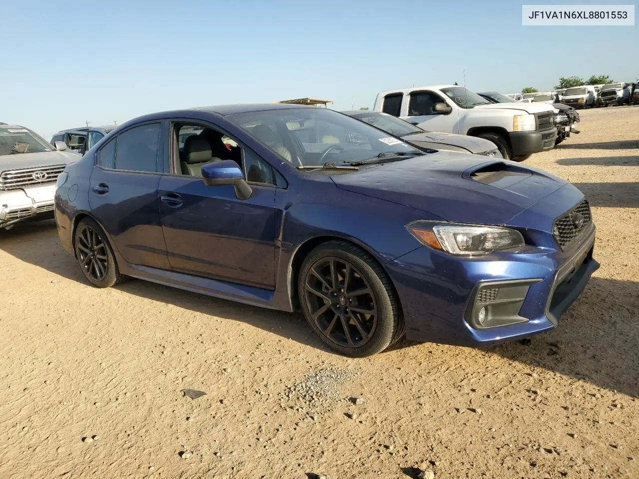 2020 Subaru Wrx Limited VIN: JF1VA1N6XL8801553 Lot: 52258255