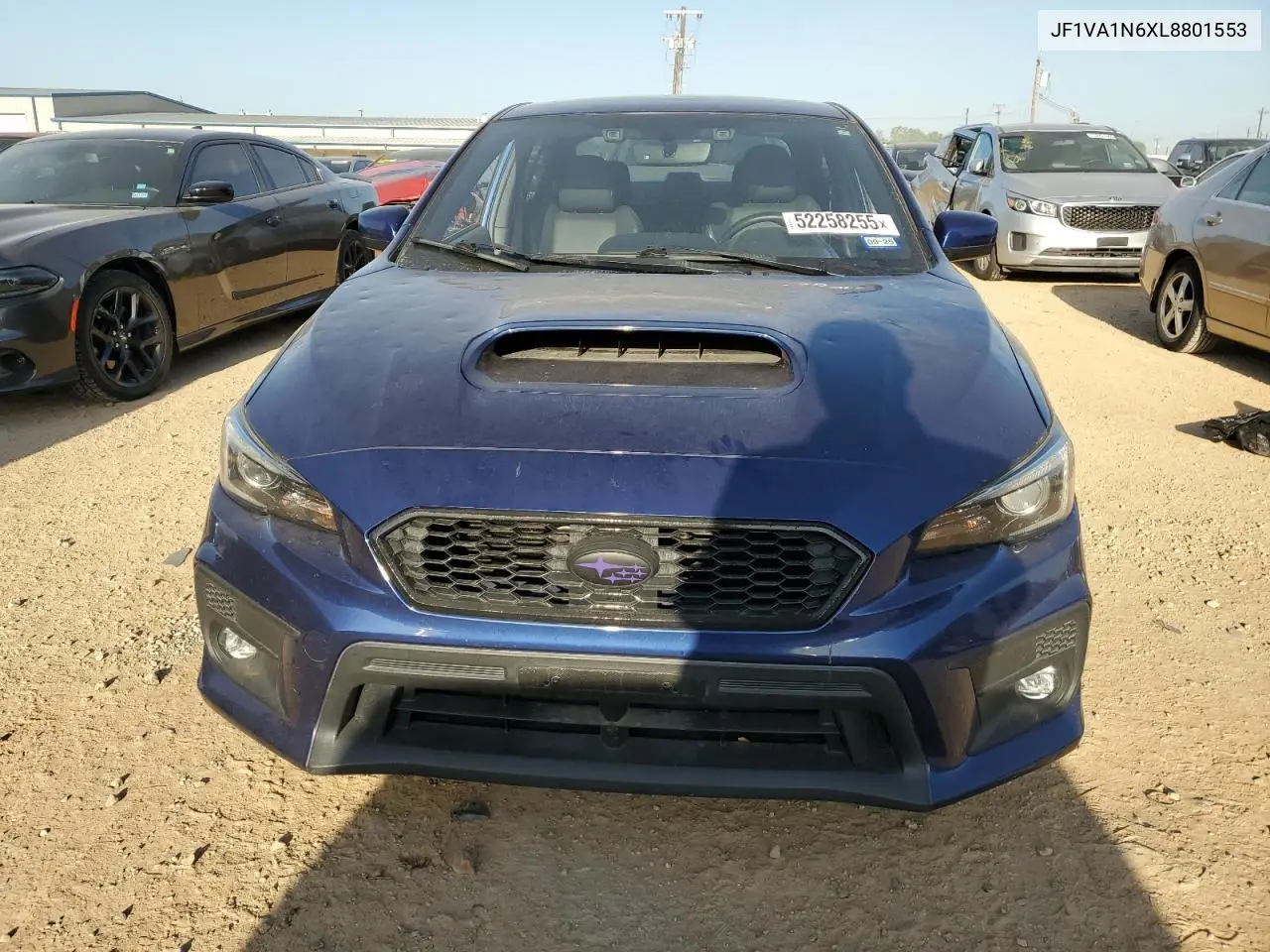 2020 Subaru Wrx Limited VIN: JF1VA1N6XL8801553 Lot: 52258255