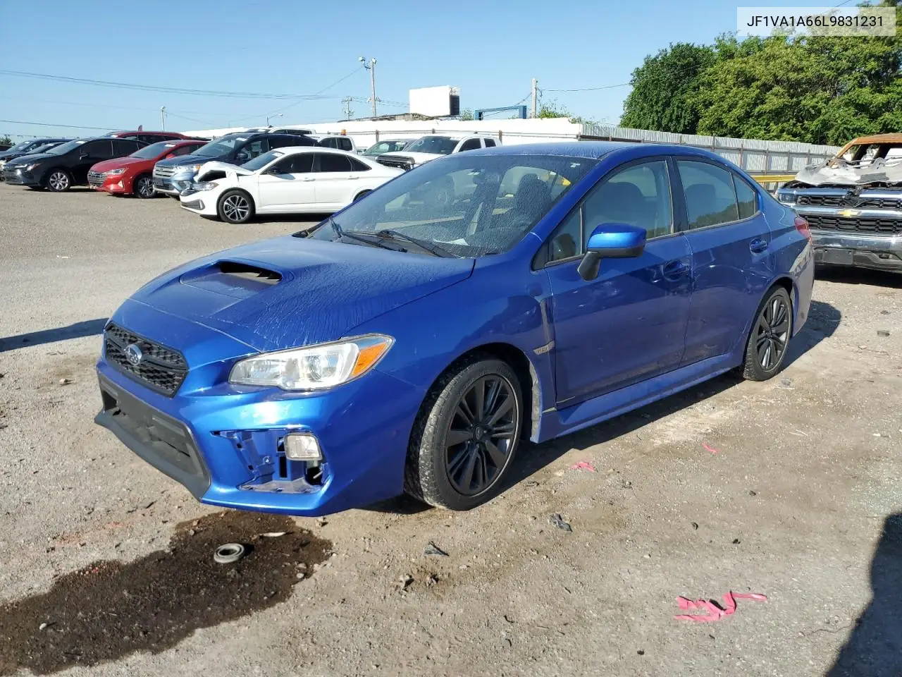 2020 Subaru Wrx VIN: JF1VA1A66L9831231 Lot: 55884765