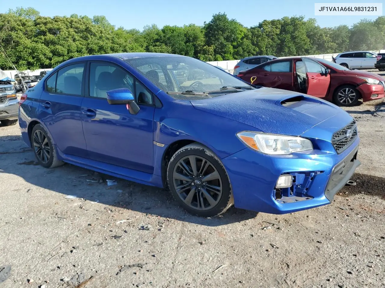 2020 Subaru Wrx VIN: JF1VA1A66L9831231 Lot: 55884765