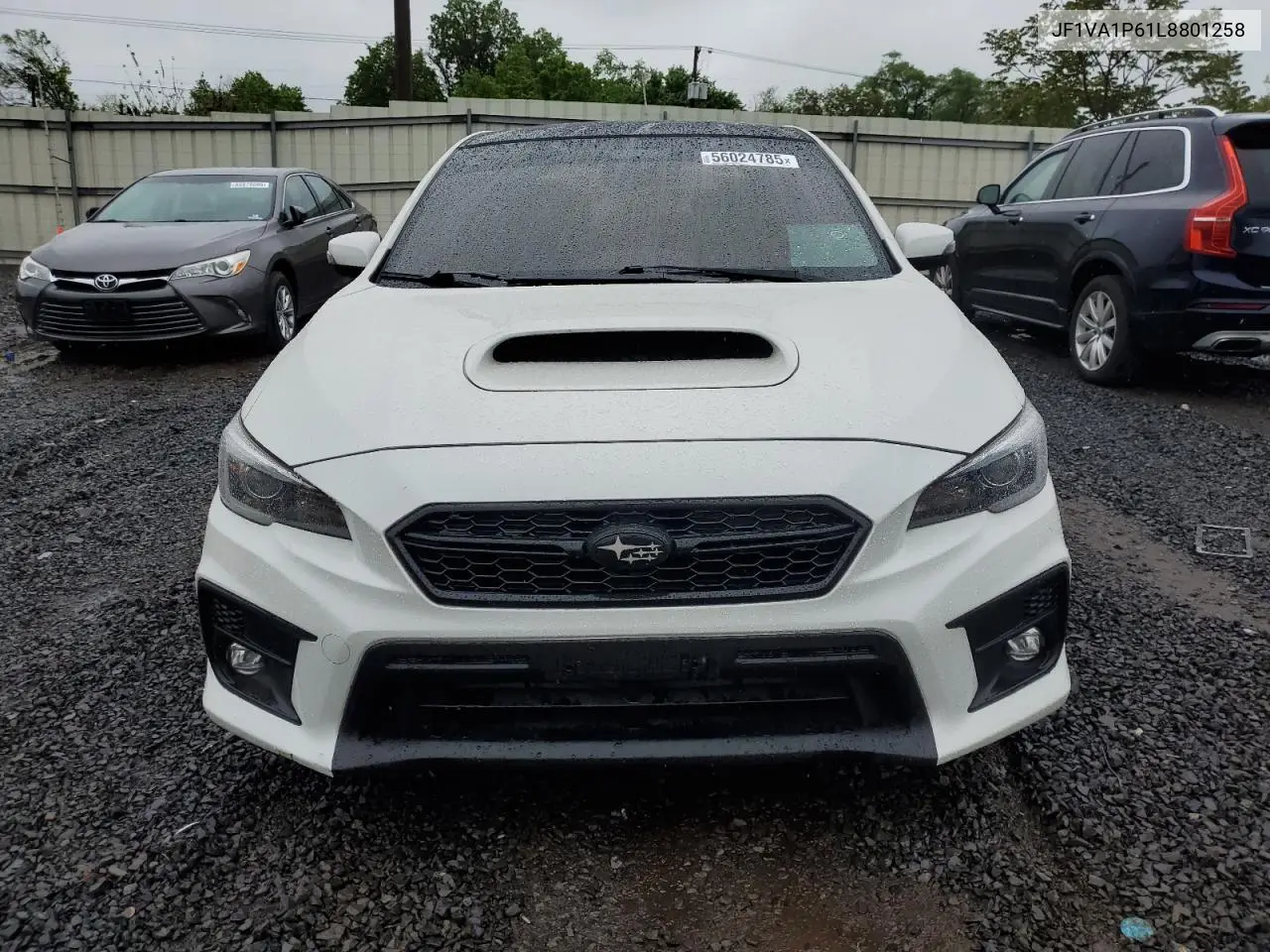 2020 Subaru Wrx Limited VIN: JF1VA1P61L8801258 Lot: 56024785