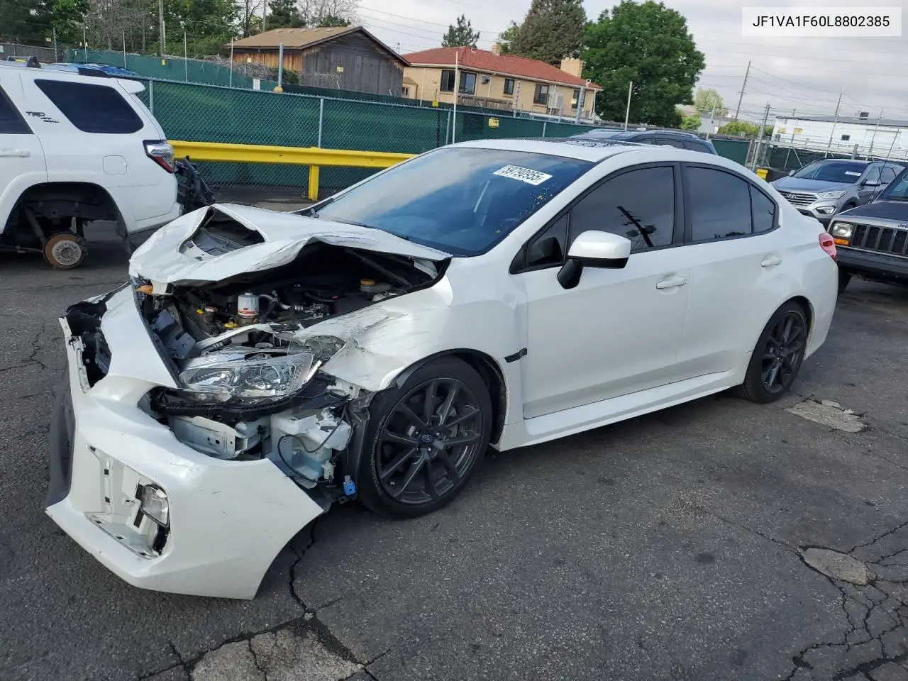 2020 Subaru Wrx Premium VIN: JF1VA1F60L8802385 Lot: 59790955