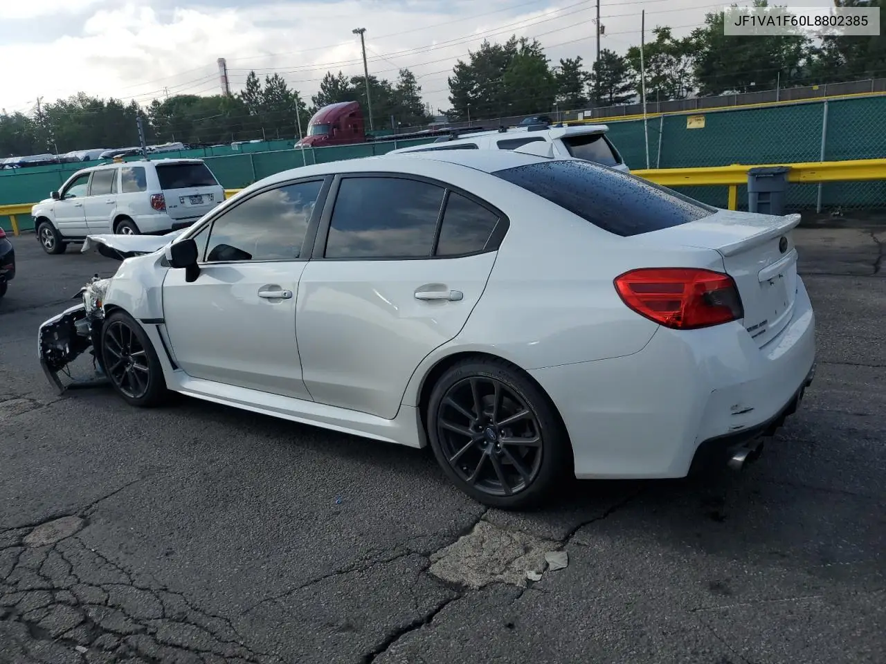 2020 Subaru Wrx Premium VIN: JF1VA1F60L8802385 Lot: 59790955
