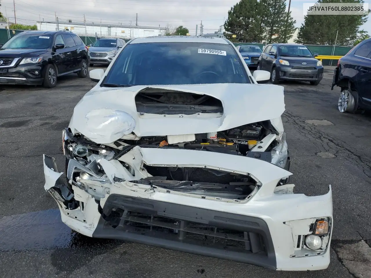 2020 Subaru Wrx Premium VIN: JF1VA1F60L8802385 Lot: 59790955
