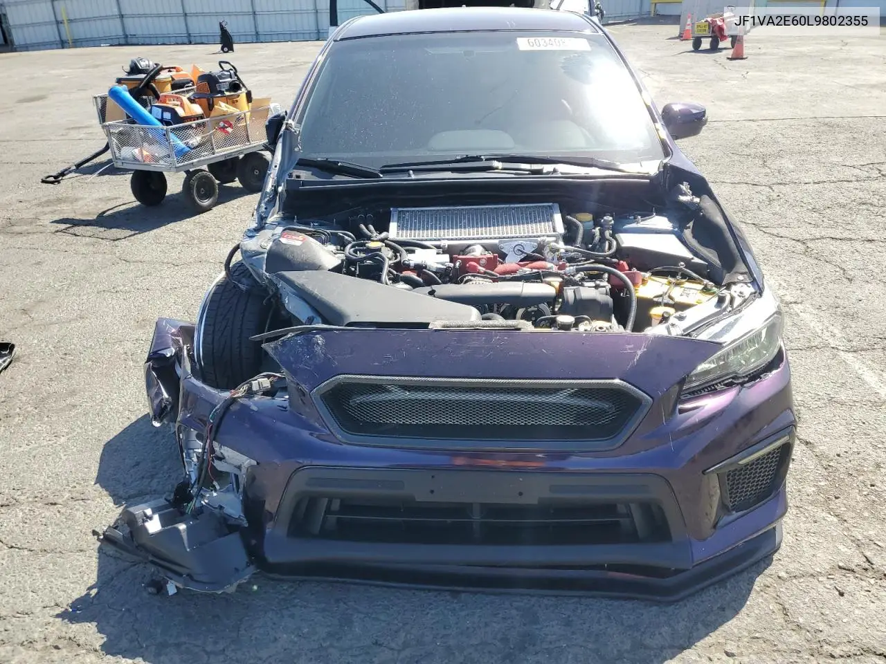 2020 Subaru Wrx Sti VIN: JF1VA2E60L9802355 Lot: 60340815