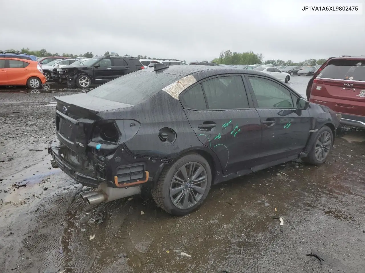 2020 Subaru Wrx VIN: JF1VA1A6XL9802475 Lot: 60427075
