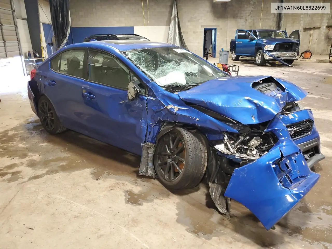 2020 Subaru Wrx Limited VIN: JF1VA1N60L8822699 Lot: 61814595