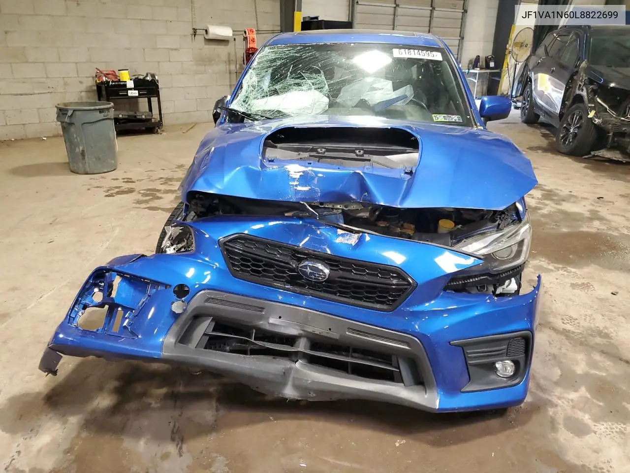 2020 Subaru Wrx Limited VIN: JF1VA1N60L8822699 Lot: 61814595