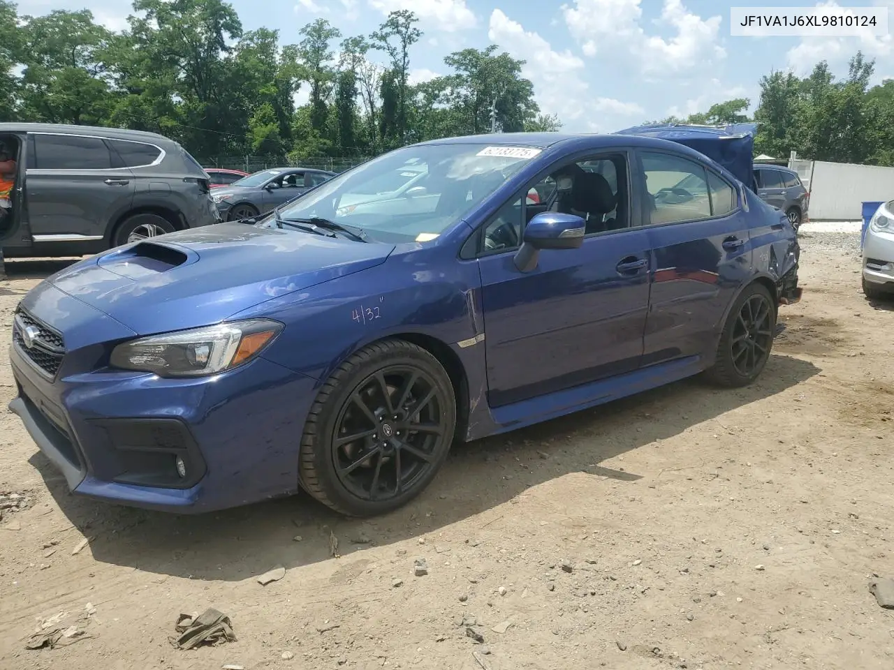 2020 Subaru Wrx Limited VIN: JF1VA1J6XL9810124 Lot: 62133775