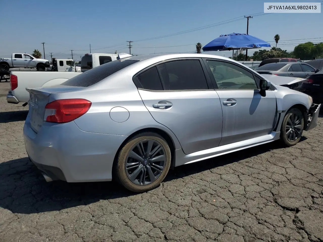 2020 Subaru Wrx VIN: JF1VA1A6XL9802413 Lot: 62721825