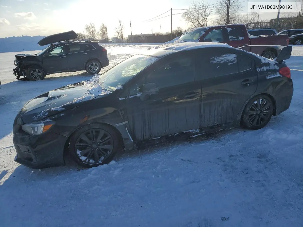 2021 Subaru Wrx Premium VIN: JF1VA1D63M9819311 Lot: 44576935