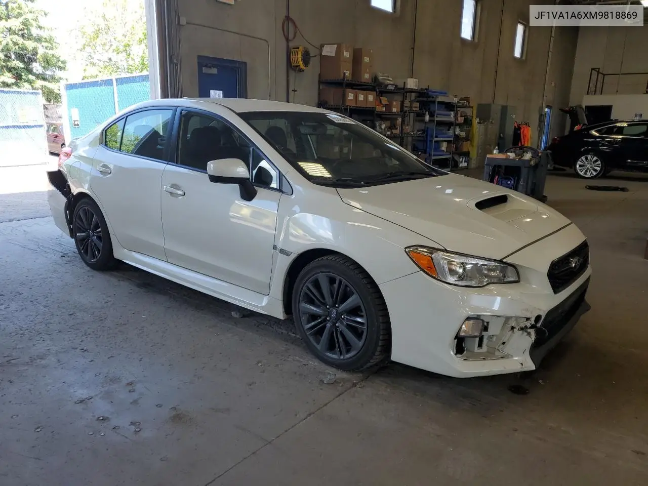 2021 Subaru Wrx VIN: JF1VA1A6XM9818869 Lot: 55393895