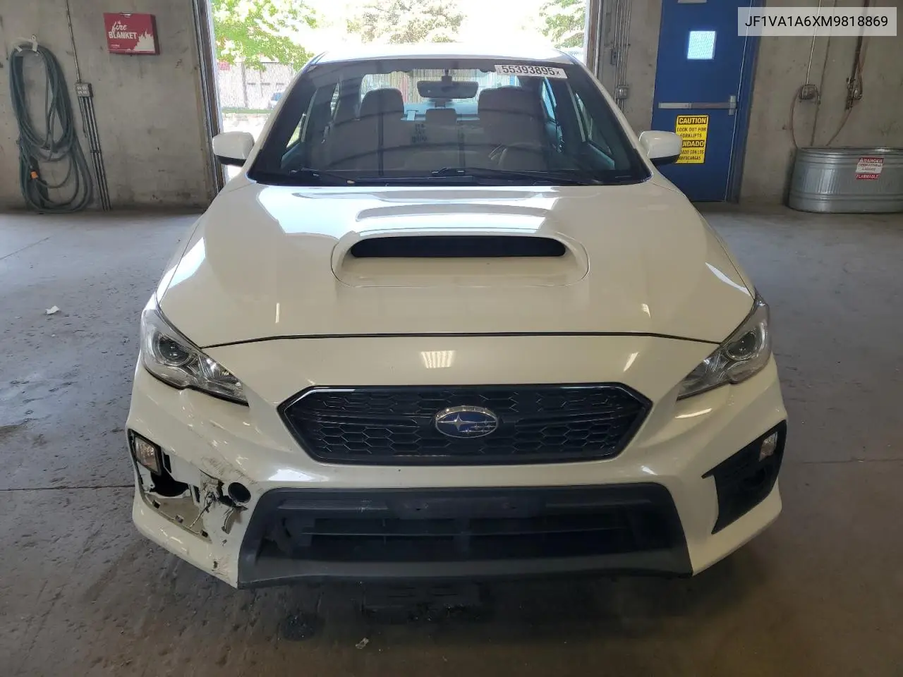 2021 Subaru Wrx VIN: JF1VA1A6XM9818869 Lot: 55393895