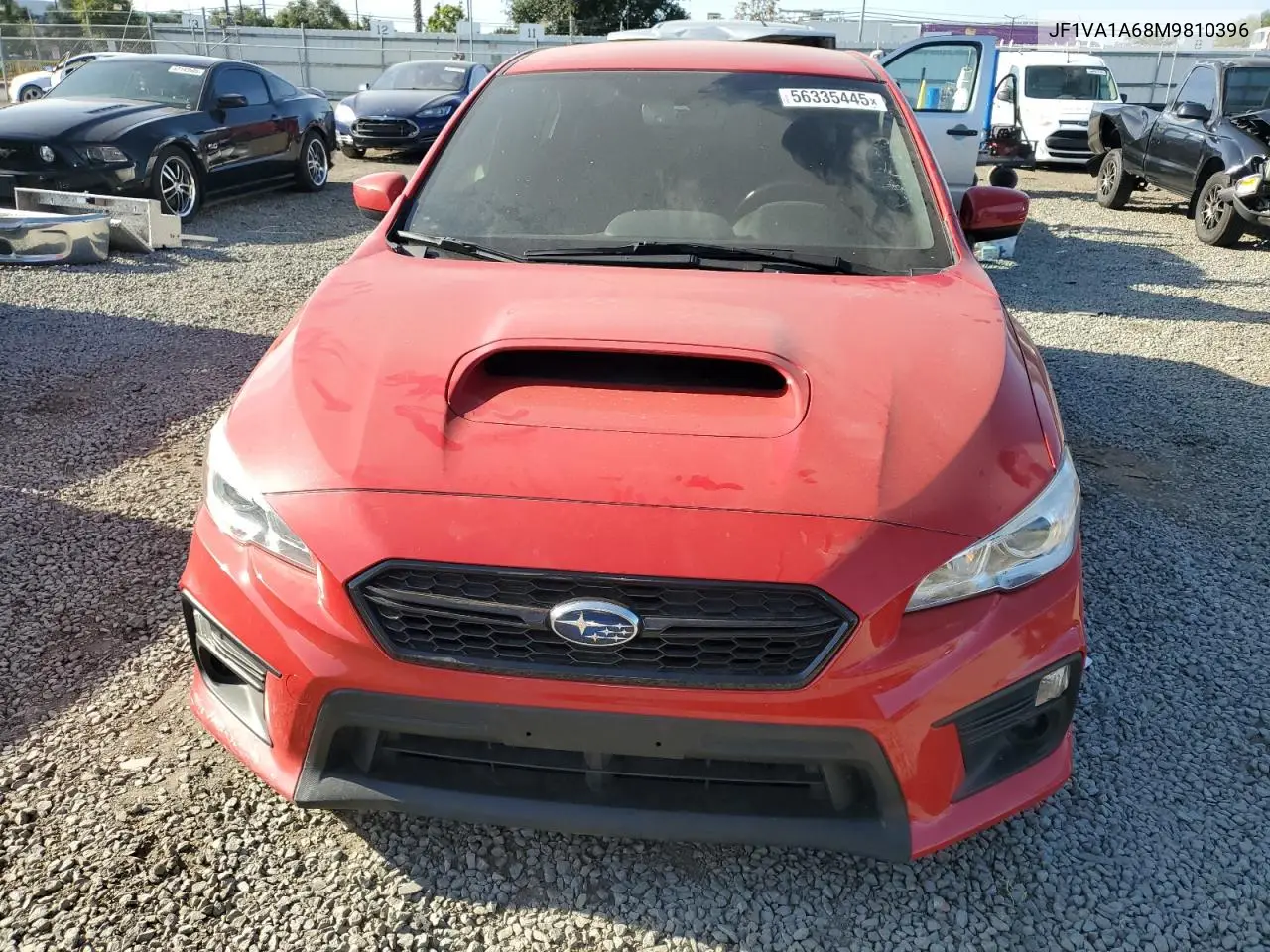 2021 Subaru Wrx VIN: JF1VA1A68M9810396 Lot: 56335445
