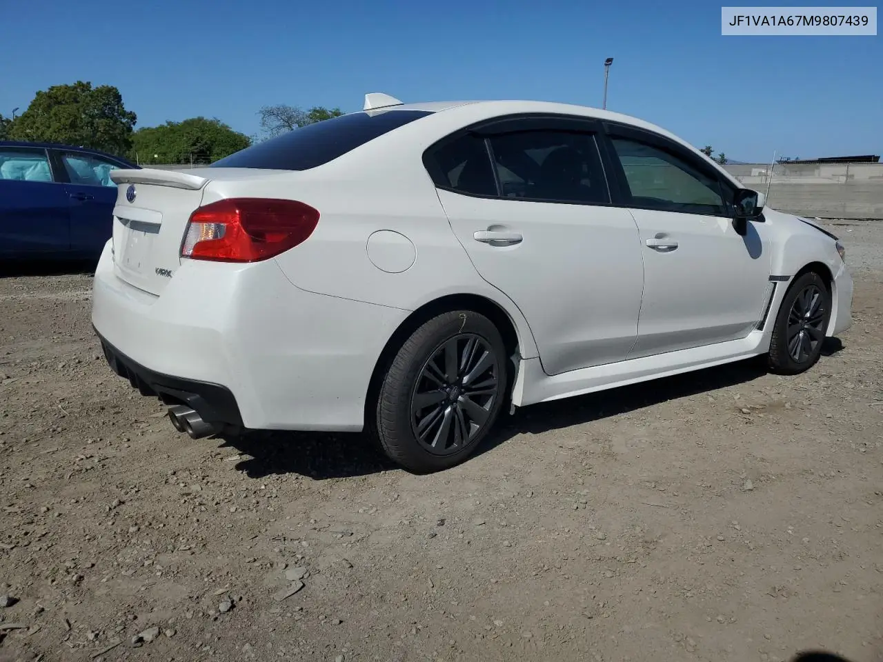 2021 Subaru Wrx VIN: JF1VA1A67M9807439 Lot: 57098295