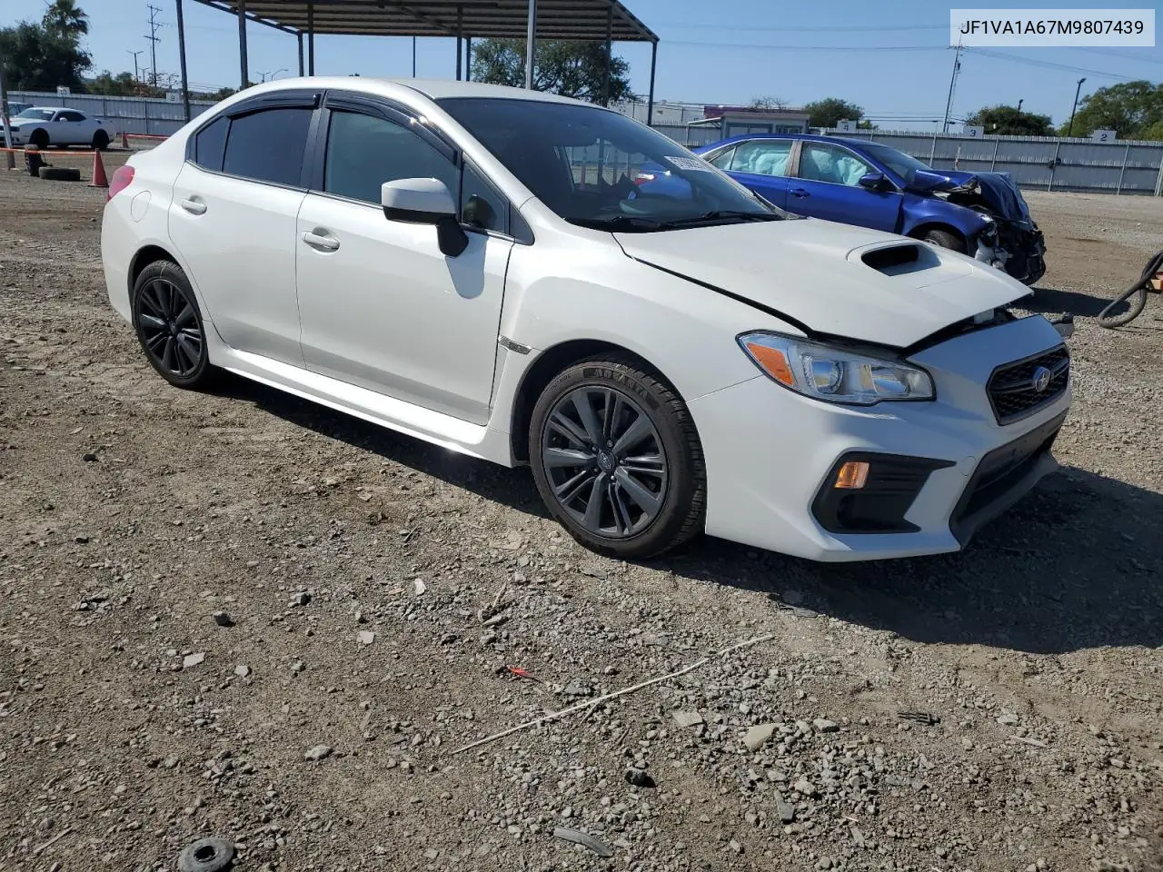 2021 Subaru Wrx VIN: JF1VA1A67M9807439 Lot: 57098295
